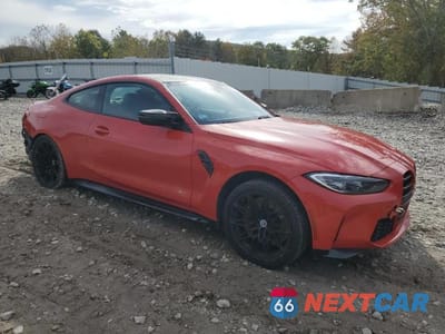 Czwarte zdjęcie samochodu z boku: 2023 BMW M4 COMPETITION VIN:WBS43AZ03PCL79143 - miniatura