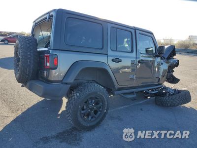 Trzecie zdjęcie samochodu z tyłu: 2023 JEEP WRANGLER SPORT VIN:1C4HJXDN8PW509467 - miniatura