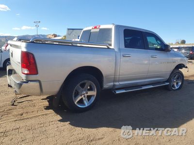 Trzecie zdjęcie samochodu z tyłu: 2012 DODGE RAM 1500 SLT VIN:1C6RD7LT6CS188761 - miniatura