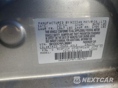 Zdjęcie 12 z 12 samochodu: 2015 NISSAN VERSA NOTE S VIN:3N1CE2CP8FL386961 - miniatura