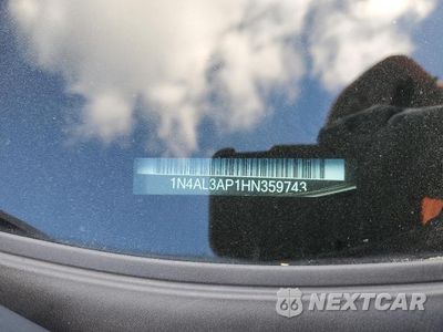 Zdjęcie 12 z 12 samochodu: 2017 NISSAN ALTIMA 2.5 VIN:1N4AL3AP1HN359743 - miniatura