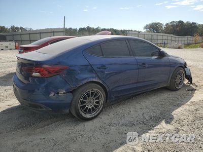 Trzecie zdjęcie samochodu z tyłu: 2020 HYUNDAI ELANTRA SE VIN:5NPD74LF2LH513200 - miniatura