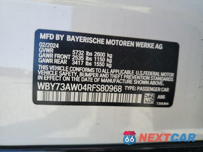 Zdjęcie 13 z 13 samochodu: 2024 BMW I4 EDRIVE 40 VIN:WBY73AW04RFS80968 - miniatura
