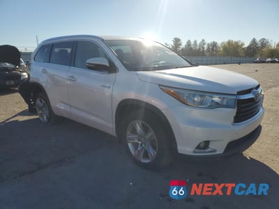 Czwarte zdjęcie samochodu z boku: 2015 TOYOTA HIGHLANDER HYBRID LIMITED VIN:5TDDCRFH2FS011338 - miniatura