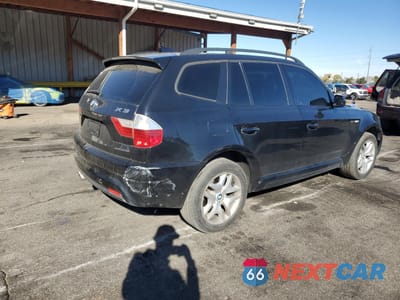 Trzecie zdjęcie samochodu z tyłu: 2007 BMW X3 3.0SI VIN:WBXPC93477WF02820 - miniatura