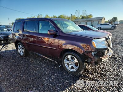 Czwarte zdjęcie samochodu z boku: 2014 HONDA PILOT EXL VIN:5FNYF4H59EB029899 - miniatura