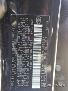 Zdjęcie 13 z 15 samochodu: 2019 TOYOTA CAMRY L VIN:4T1B11HK1KU793091 - miniatura