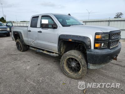 Czwarte zdjęcie samochodu z boku: 2015 CHEVROLET SILVERADO K1500 VIN:1GCVKPEC1FZ240352 - miniatura