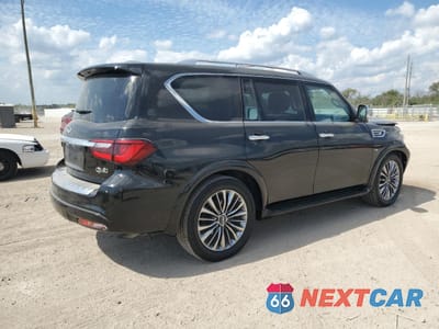 Trzecie zdjęcie samochodu z tyłu: 2019 INFINITI QX80 LUXE VIN:JN8AZ2NF6K9681576 - miniatura