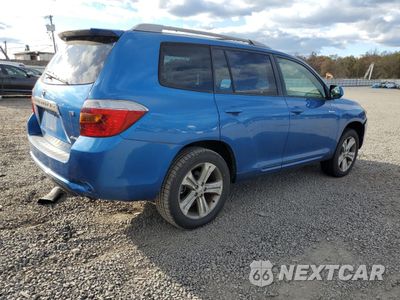 Trzecie zdjęcie samochodu z tyłu: 2008 TOYOTA HIGHLANDER SPORT VIN:JTEES43A882109684 - miniatura