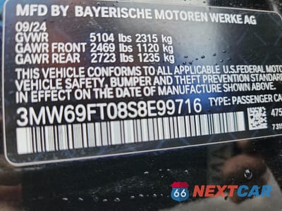 Zdjęcie 13 z 14 samochodu: 2025 BMW M340XI VIN:3MW69FT08S8E99716 - miniatura