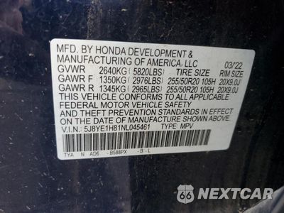 Zdjęcie 13 z 14 samochodu: 2022 ACURA MDX ADVANCE VIN:5J8YE1H81NL045461 - miniatura