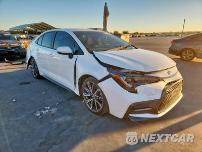 Czwarte zdjęcie samochodu z boku: 2020 TOYOTA COROLLA SE VIN:5YFP4RCE7LP047549 - miniatura