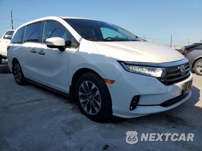 Czwarte zdjęcie samochodu z boku: 2024 HONDA ODYSSEY EXL VIN:5FNRL6H62RB035731 - miniatura