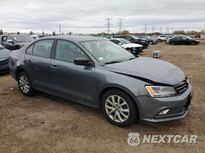 Czwarte zdjęcie samochodu z boku: 2015 VOLKSWAGEN JETTA SE VIN:3VWD17AJ9FM336425 - miniatura