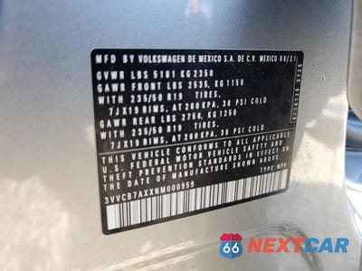 Zdjęcie 14 z 14 samochodu: 2022 VOLKSWAGEN TIGUAN SE R-LINE BLACK VIN:3VVCB7AXXNM000959 - miniatura