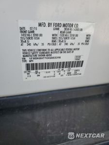 Zdjęcie 14 z 14 samochodu: 2016 FORD EXPLORER PLATINUM VIN:1FM5K8HT1GGA53316 - miniatura