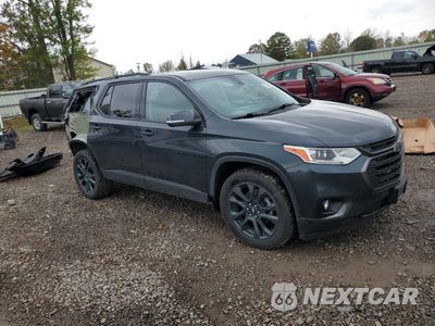 Czwarte zdjęcie samochodu z boku: 2021 CHEVROLET TRAVERSE RS VIN:1GNEVJKW1MJ173189 - miniatura