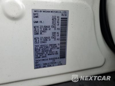 Zdjęcie 14 z 16 samochodu: 2016 NISSAN ROGUE S VIN:5N1AT2MV1GC866064 - miniatura