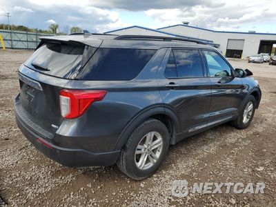 Trzecie zdjęcie samochodu z tyłu: 2020 FORD EXPLORER XLT VIN:1FMSK8DHXLGB13768 - miniatura