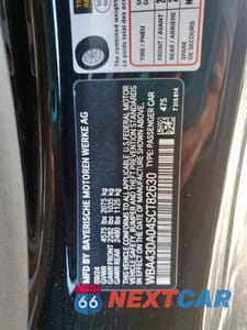 Zdjęcie 12 z 13 samochodu: 2025 BMW 430I VIN:WBA43DA04SCT82630 - miniatura