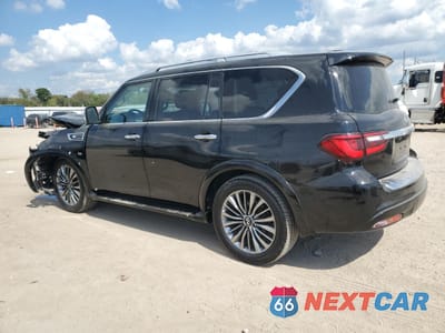 Drugie zdjęcie samochodu z przodu: 2019 INFINITI QX80 LUXE VIN:JN8AZ2NF6K9681576 - miniatura