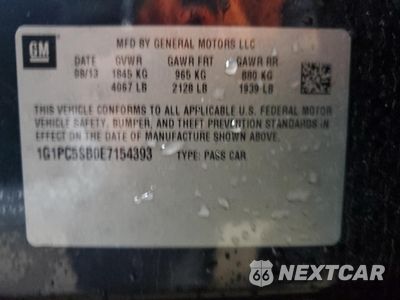 Zdjęcie 12 z 14 samochodu: 2014 CHEVROLET CRUZE LT VIN:1G1PC5SB0E7154393 - miniatura
