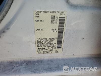 Zdjęcie 12 z 12 samochodu: 2020 NISSAN ALTIMA S VIN:1N4BL4BW2LC247716 - miniatura