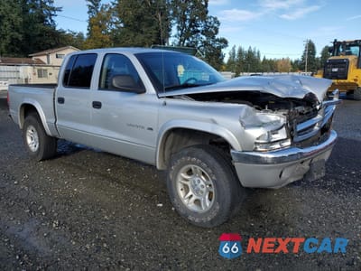 Czwarte zdjęcie samochodu z boku: 2002 DODGE DAKOTA QUAD SLT VIN:1B7HG48N02S532118 - miniatura