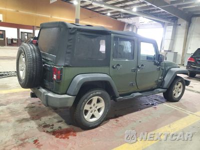 Trzecie zdjęcie samochodu z tyłu: 2008 JEEP WRANGLER UNLIMITED X VIN:1J4GA39158L583789 - miniatura