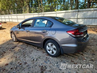 Drugie zdjęcie samochodu z przodu: 2013 HONDA CIVIC LX VIN:19XFB2F53DE077302 - miniatura