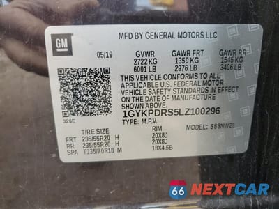 Zdjęcie 14 z 17 samochodu: 2020 CADILLAC XT6 PREMIUM LUXURY VIN:1GYKPDRS5LZ100296 - miniatura