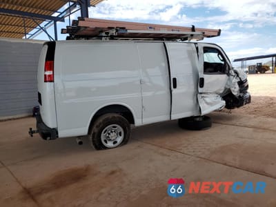 Trzecie zdjęcie samochodu z tyłu: 2024 CHEVROLET EXPRESS G2500 VIN:1GCWGAF70R1193709 - miniatura