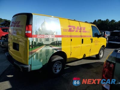 Trzecie zdjęcie samochodu z tyłu: 2019 CHEVROLET EXPRESS G2500 VIN:1GCWGAFP4K1335825 - miniatura