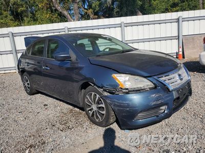 Czwarte zdjęcie samochodu z boku: 2014 NISSAN SENTRA S VIN:3N1AB7AP5EL609276 - miniatura