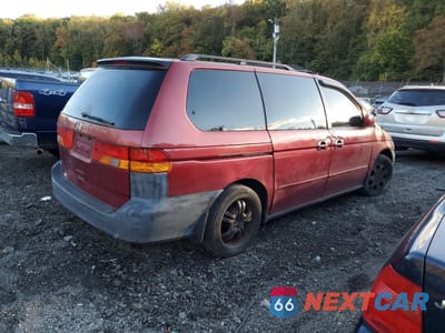 Trzecie zdjęcie samochodu z tyłu: 2002 HONDA ODYSSEY EXL VIN:2HKRL18022H535796 - miniatura