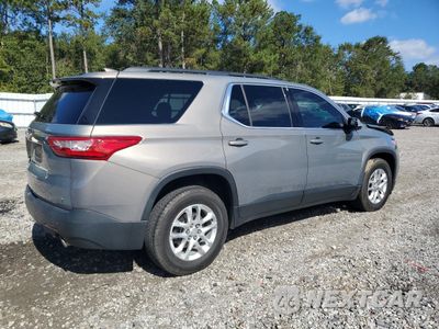 Trzecie zdjęcie samochodu z tyłu: 2019 CHEVROLET TRAVERSE LT VIN:1GNERGKW7KJ186114 - miniatura