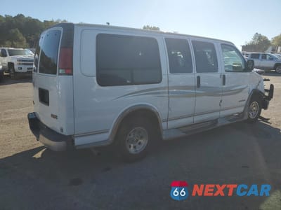 Trzecie zdjęcie samochodu z tyłu: 2002 GMC SAVANA RV G1500 VIN:1GDFG15R121194808 - miniatura