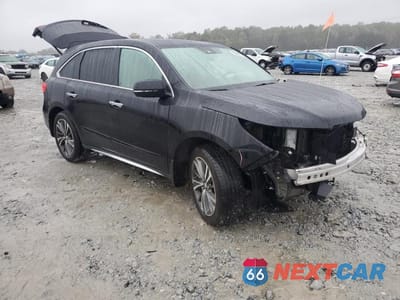 Czwarte zdjęcie samochodu z boku: 2019 ACURA MDX TECHNOLOGY VIN:5J8YD3H58KL011629 - miniatura