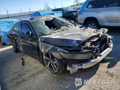 Czwarte zdjęcie samochodu z boku: 2022 HONDA ACCORD SPORT VIN:1HGCV2F31NA019848 - miniatura