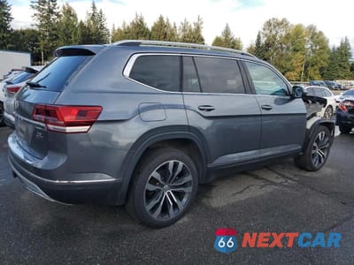 Trzecie zdjęcie samochodu z tyłu: 2019 VOLKSWAGEN ATLAS SEL PREMIUM VIN:1V2NR2CA7KC601515 - miniatura