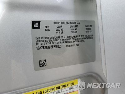 Zdjęcie 12 z 12 samochodu: 2011 CHEVROLET MALIBU VIN:1G1ZB5E19BF216065 - miniatura
