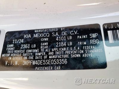 Zdjęcie 12 z 13 samochodu: 2025 KIA K4 GT LINE VIN:3KPFW4DE5SE053356 - miniatura