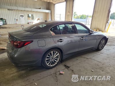 Trzecie zdjęcie samochodu z tyłu: 2021 INFINITI Q50 LUXE VIN:JN1EV7BP0MM702380 - miniatura
