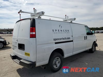 Trzecie zdjęcie samochodu z tyłu: 2022 CHEVROLET EXPRESS G2500 VIN:1GCWGBF73N1287003 - miniatura