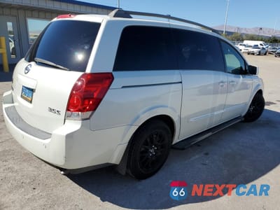 Trzecie zdjęcie samochodu z tyłu: 2006 NISSAN QUEST S VIN:5N1BV28U66N117909 - miniatura