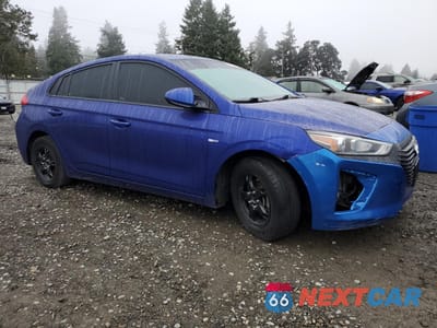 Czwarte zdjęcie samochodu z boku: 2019 HYUNDAI IONIQ BLUE VIN:KMHC65LC9KU179936 - miniatura
