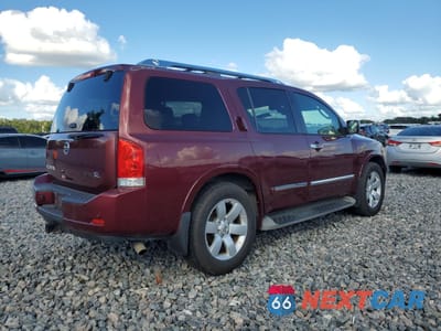 Trzecie zdjęcie samochodu z tyłu: 2012 NISSAN ARMADA SV VIN:5N1BA0ND5CN605264 - miniatura