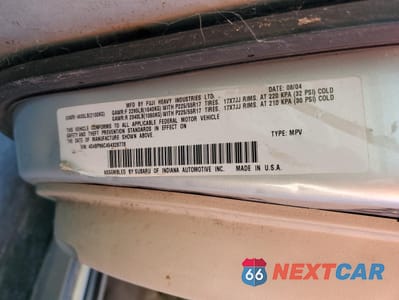 Zdjęcie 12 z 12 samochodu: 2005 SUBARU OUTBACK OUTBACK H6 R LL BEAN VIN:4S4BP86C454328778 - miniatura