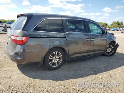 Trzecie zdjęcie samochodu z tyłu: 2012 HONDA ODYSSEY EXL VIN:5FNRL5H67CB049948 - miniatura